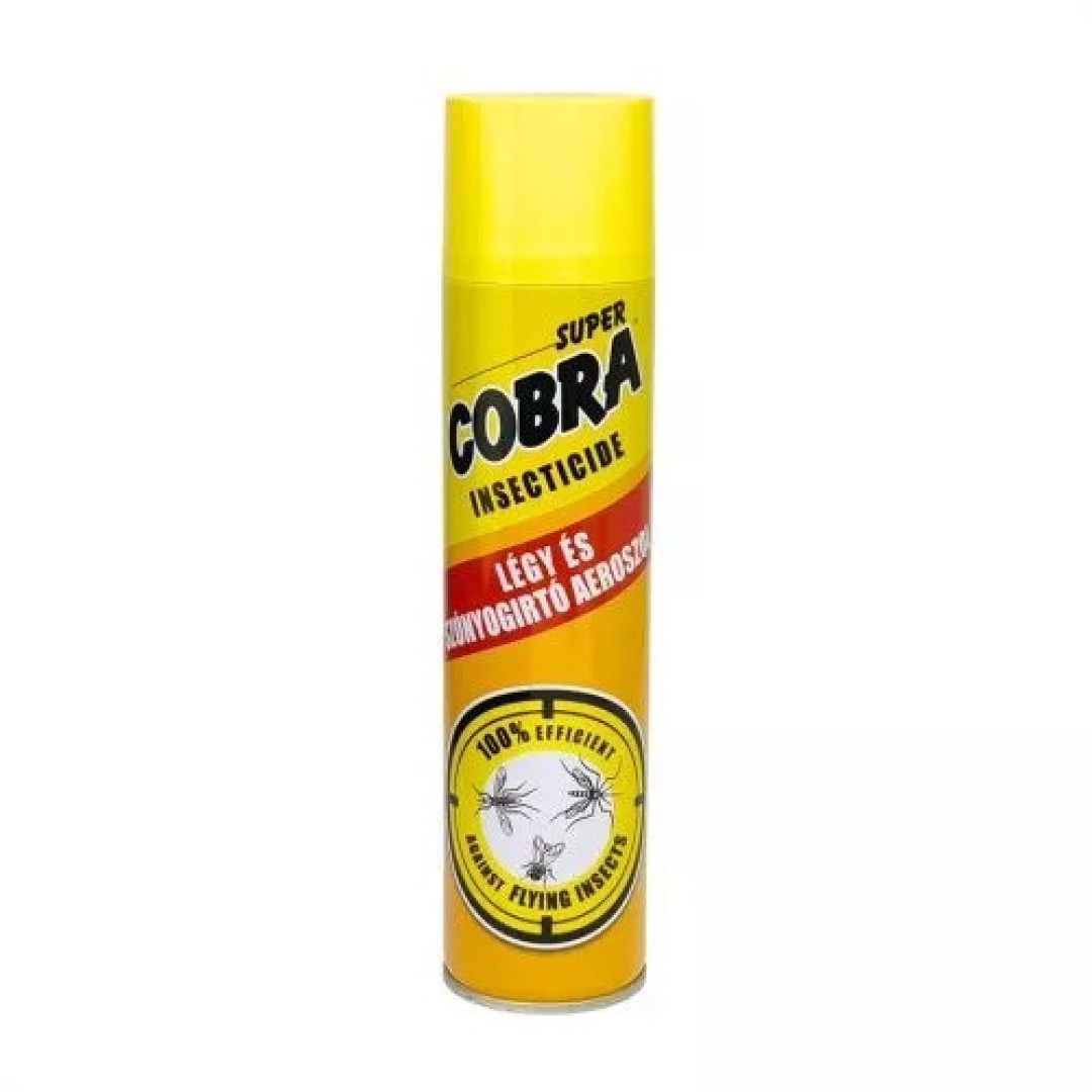 Cobra - aerosolový sprej proti muchám a komárom 400ml