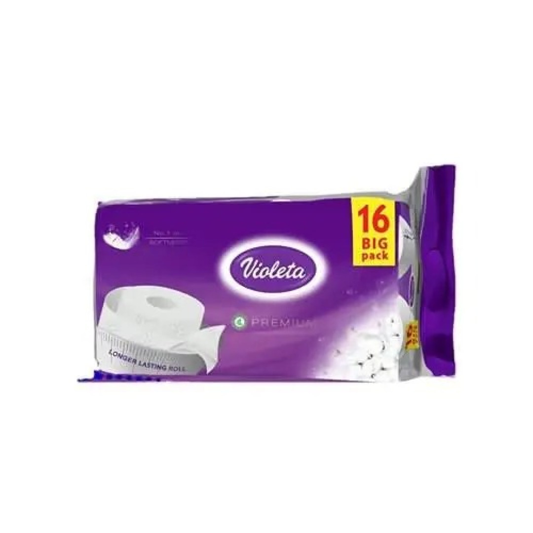 Violeta - toaletný papier 3-vrstvový 16ks