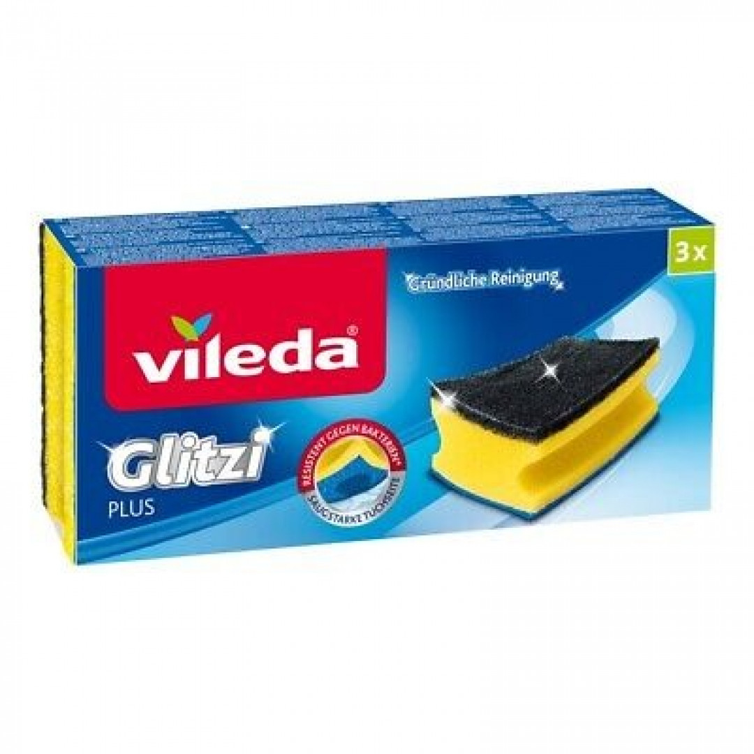 Vileda Glitzi Plus - špongie 3ks/bal