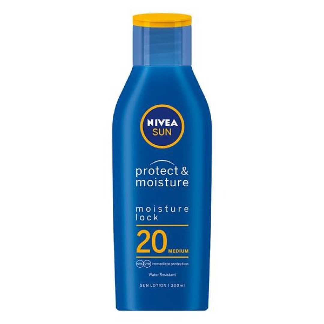 Nivea Sun Protect & Moisture - mlieko na opaľovanie 200ml