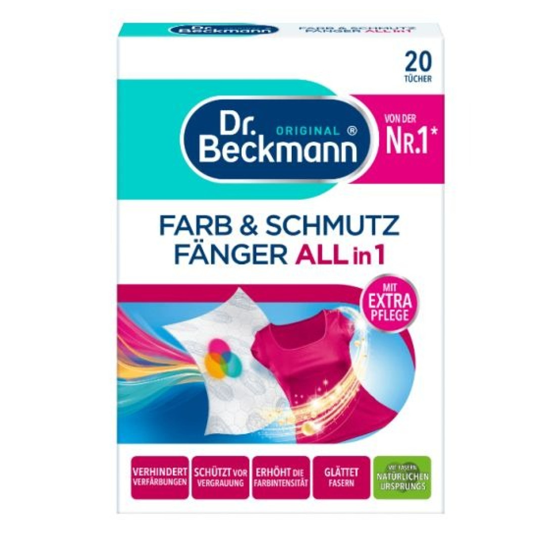 Dr. Beckmann - obrúsky na zachytenie farby 20ks