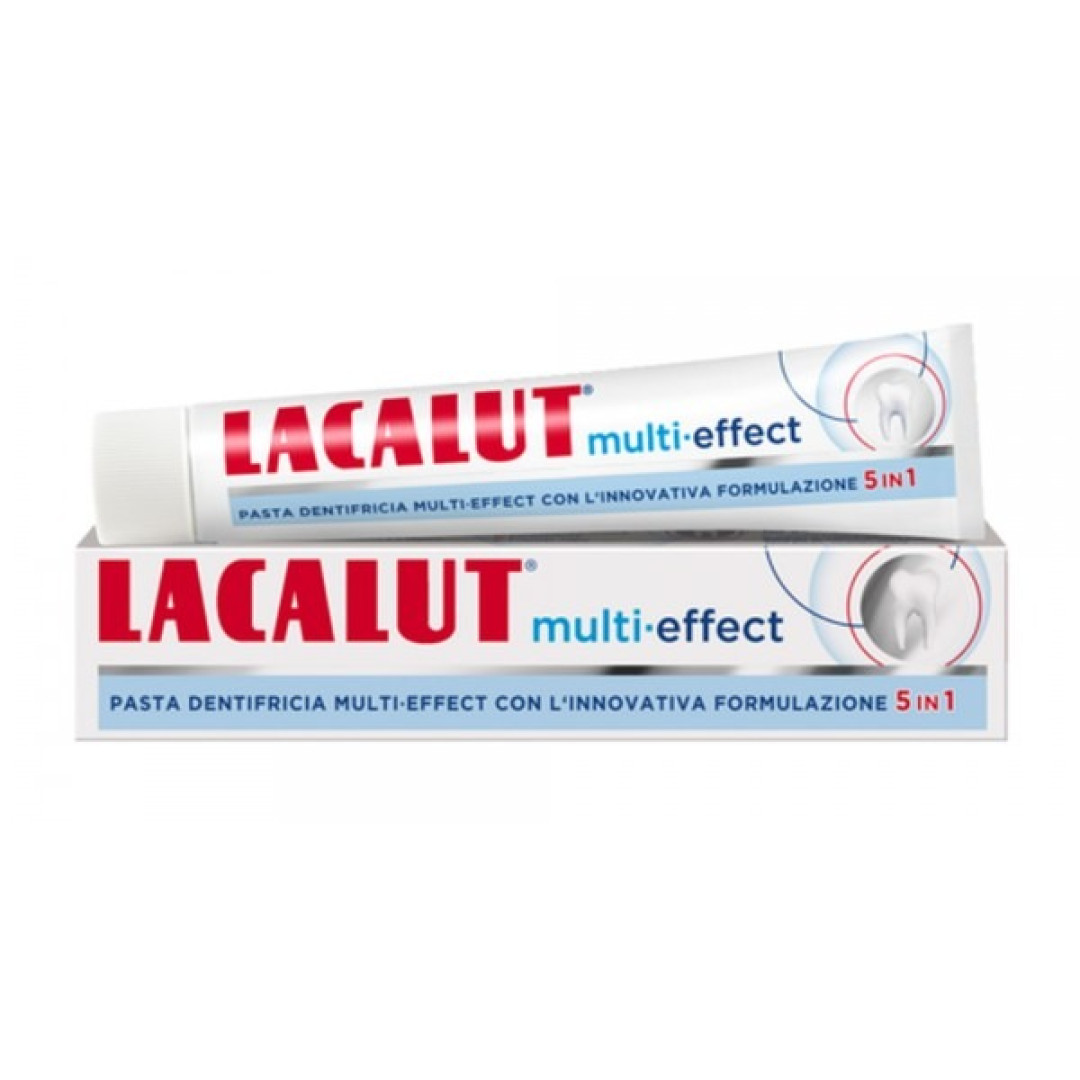 Lacalut Multi-effect 5v1 - zubná pasta 75ml