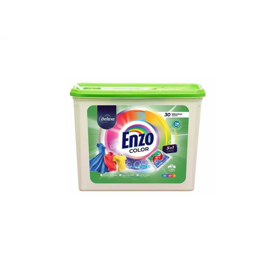 Deluxe Enzo 3in1 Caps Color - pracie kapsule 30ks/bal