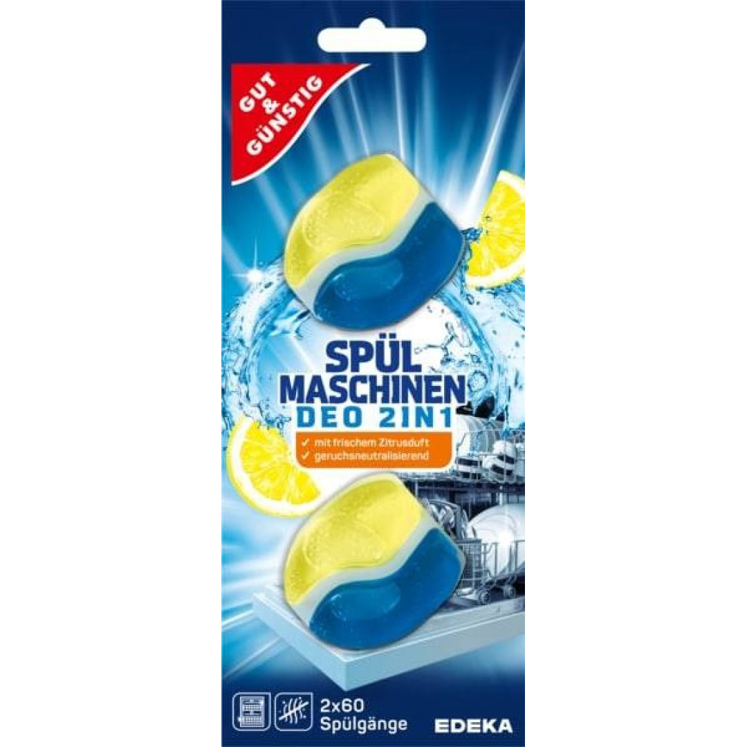 G&G Spül Maschinen Deo 2In1 - vôňa do umývačky 2ks/bal