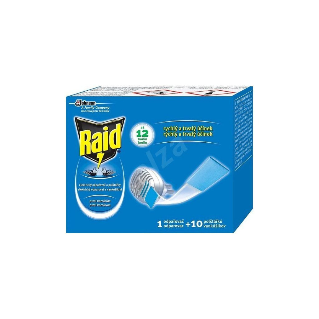 Raid - elektrický komplet + 10ks náplní