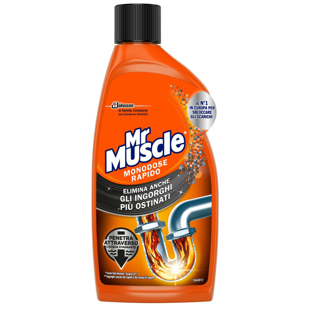 Mr Muscolo Monodose - gél na čistenie odpadov a rúr 500ml