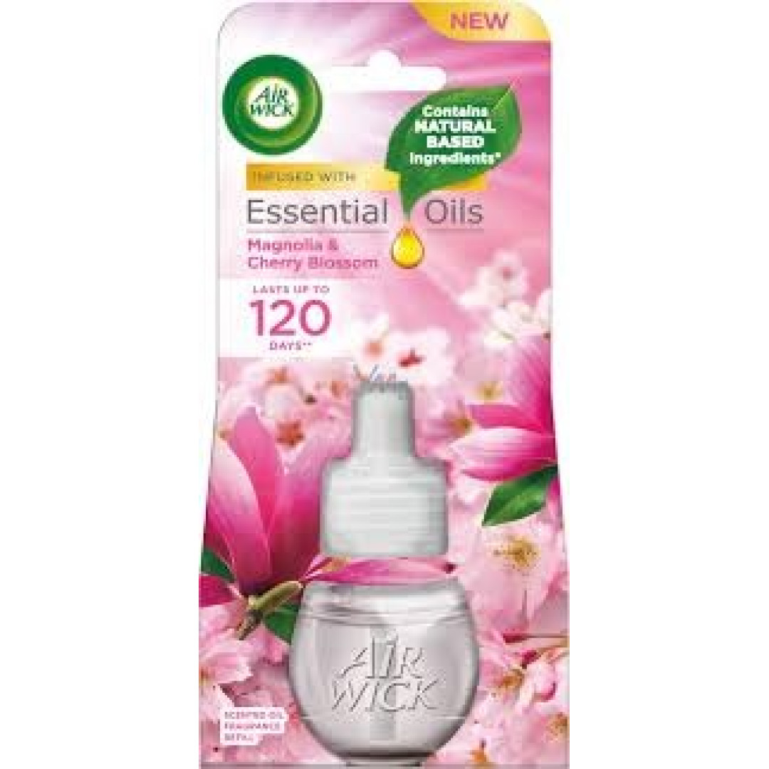 Air Wick Magnolia & Cherry Blossom - náhradná náplň do elektrického osviežovača 19ml