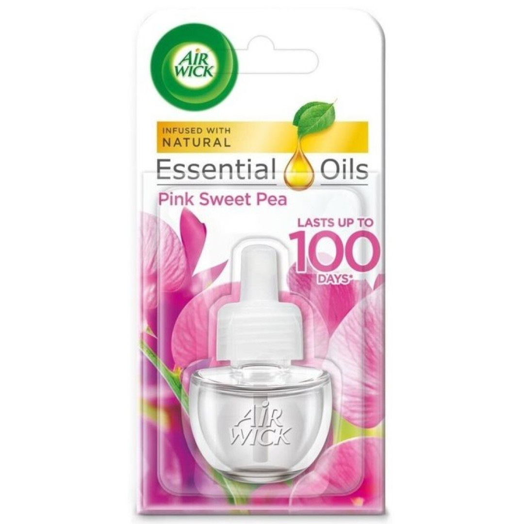 Air Wick Pink Sweet Pea - náhradná náplň do elektrického osviežovača 19ml