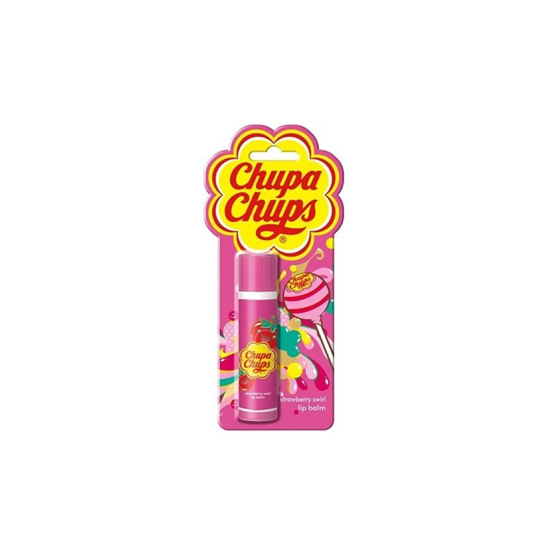 Chupa Chups Strawberry Swirl - balzam na pery 4g
