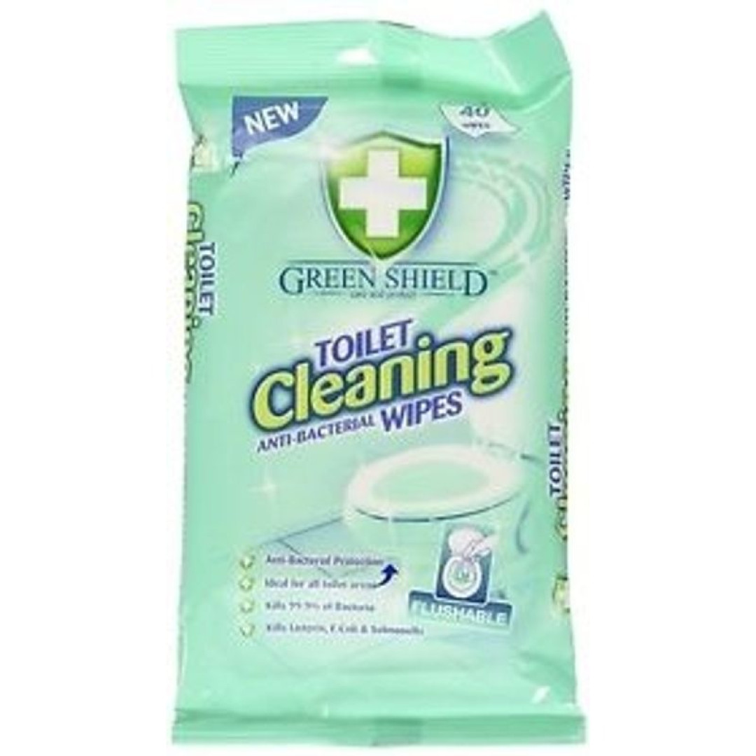 Green Shield - vlhčené utierky na WC 40ks
