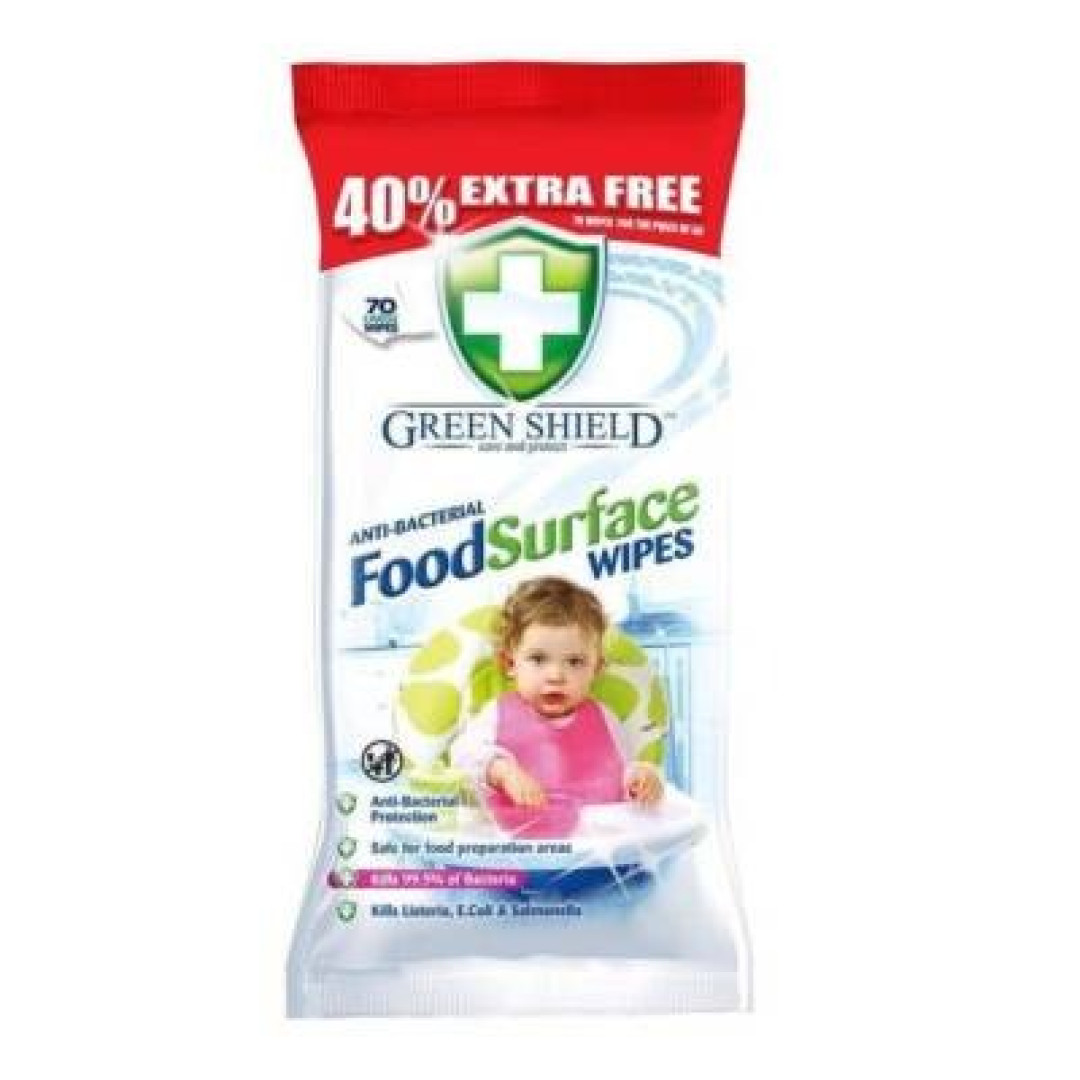 Green Shield - antibakteriálne utierky 70ks