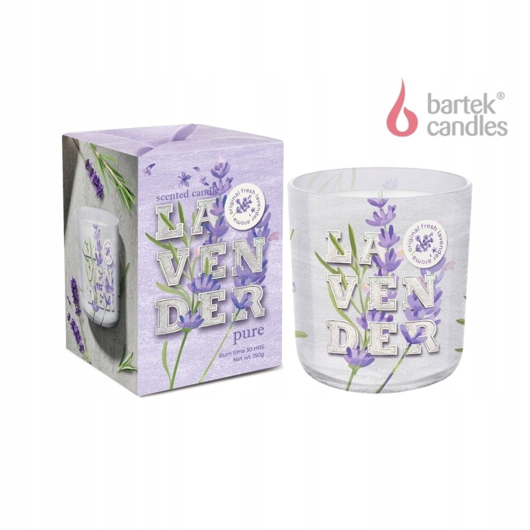 Bartek Lavender Pure - vonná sviečka 150g