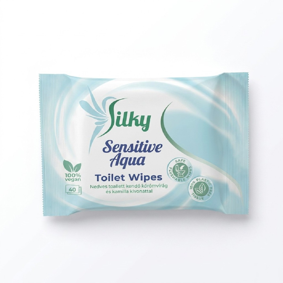 Silky Sensitive - vlhčený toaletný papier 36ks/bal