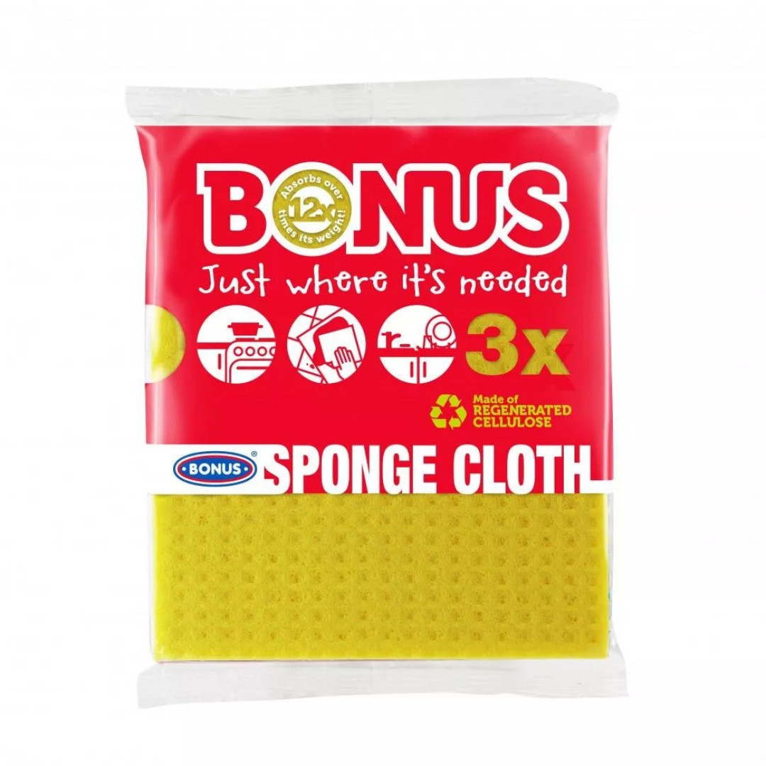 Bonus - špongiová utierka do kuchyne 3ks
