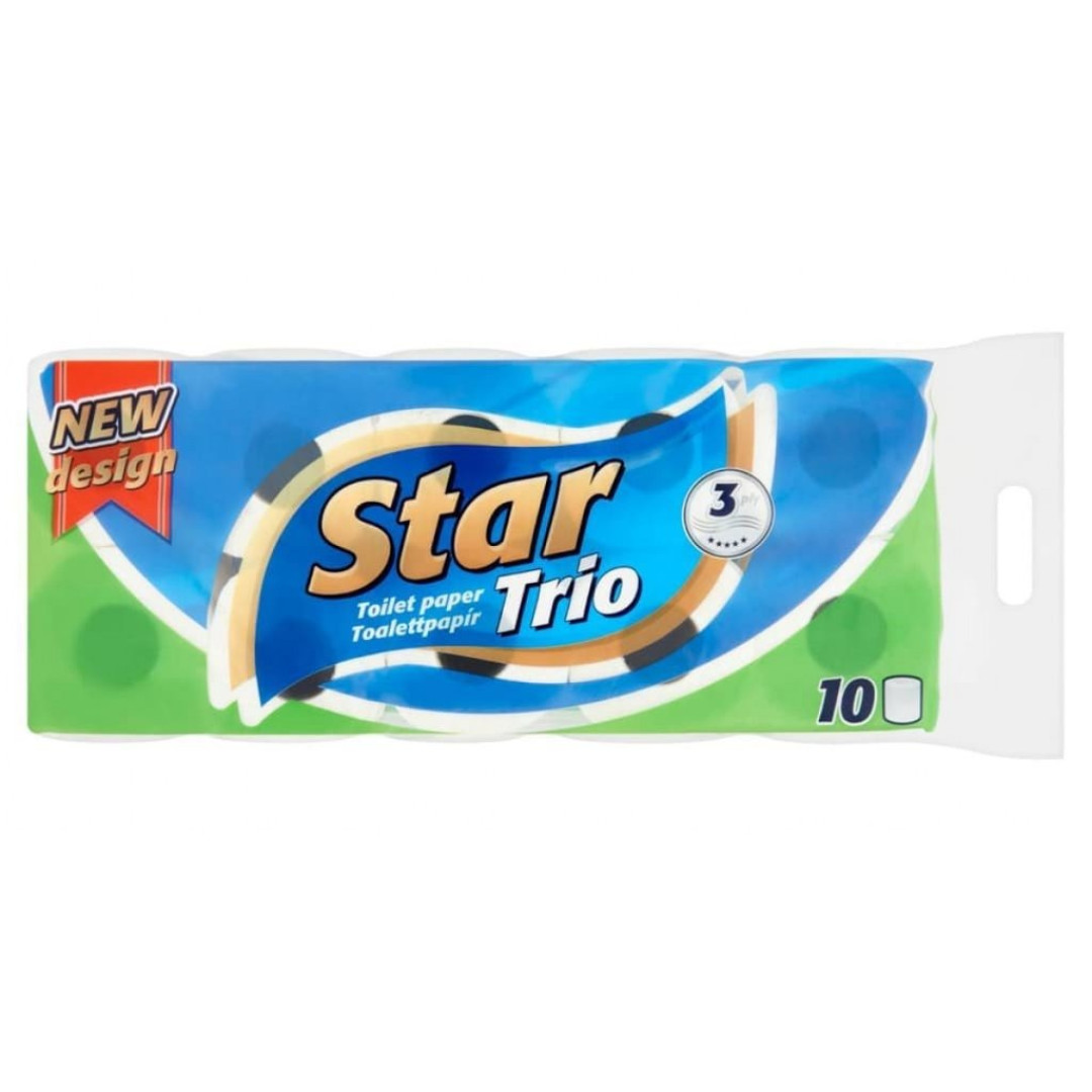 Star Trio - toaletný papier 10ks