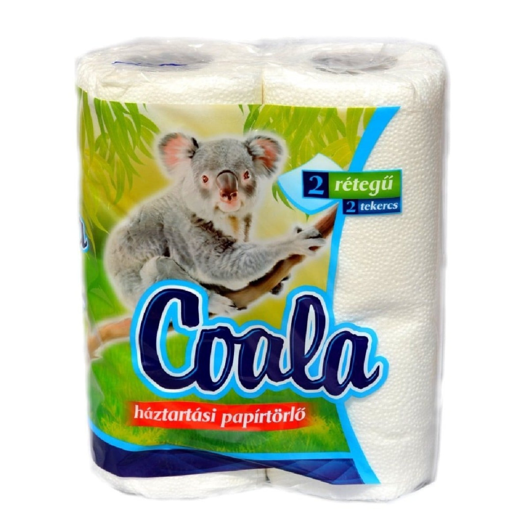 Coala - papierové kuchynské utierky, 2-vrstvové 90útržkov