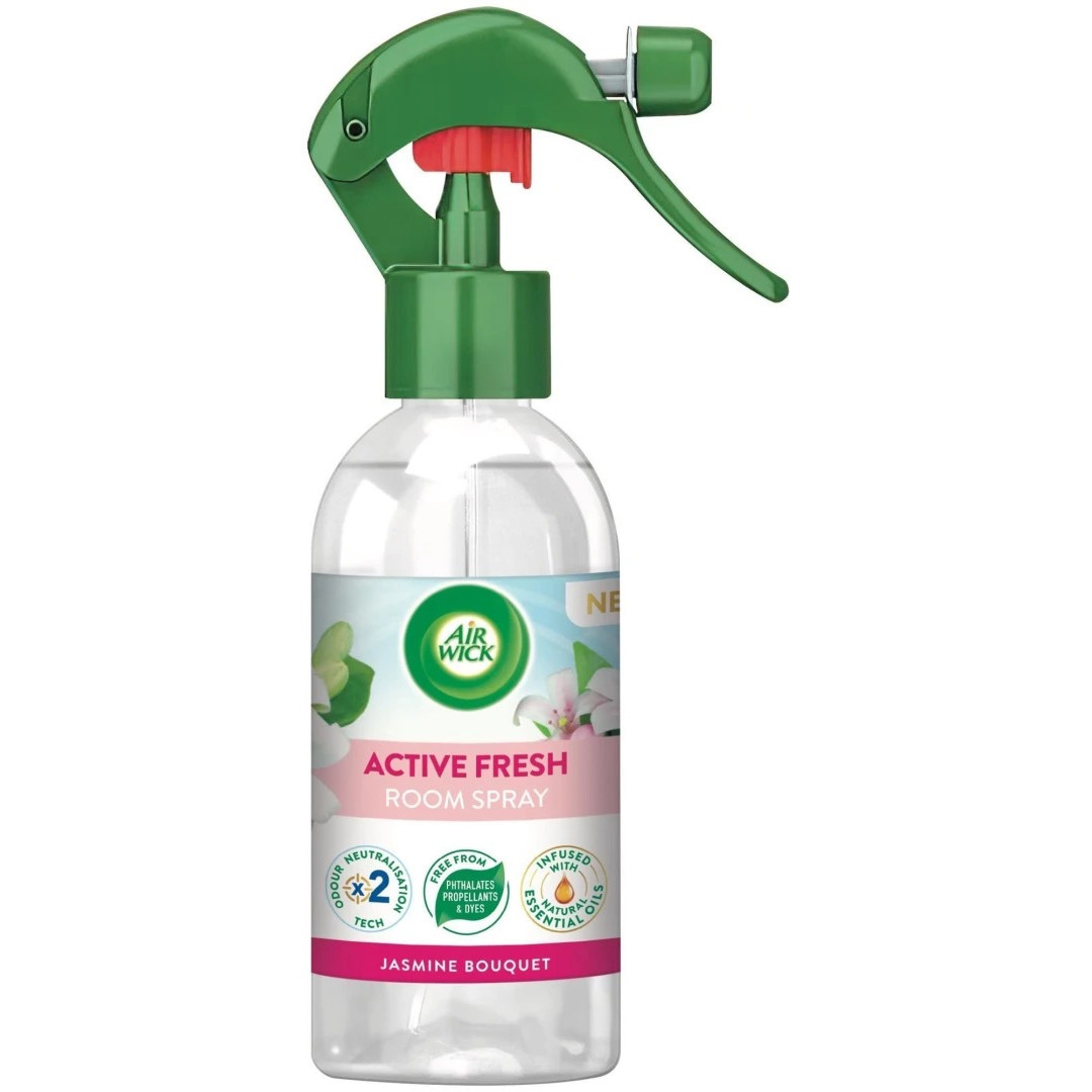 Air Wick Active Fresh Jasmine Bouquet - osviežovač vzduchu v spreji na báze vody 237ml