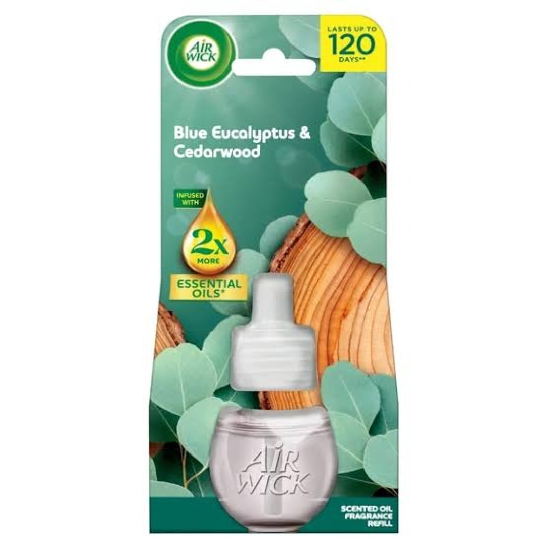 Air Wick Blue Eucalyptus & Cedarwood - náplň do osviežovača 19ml