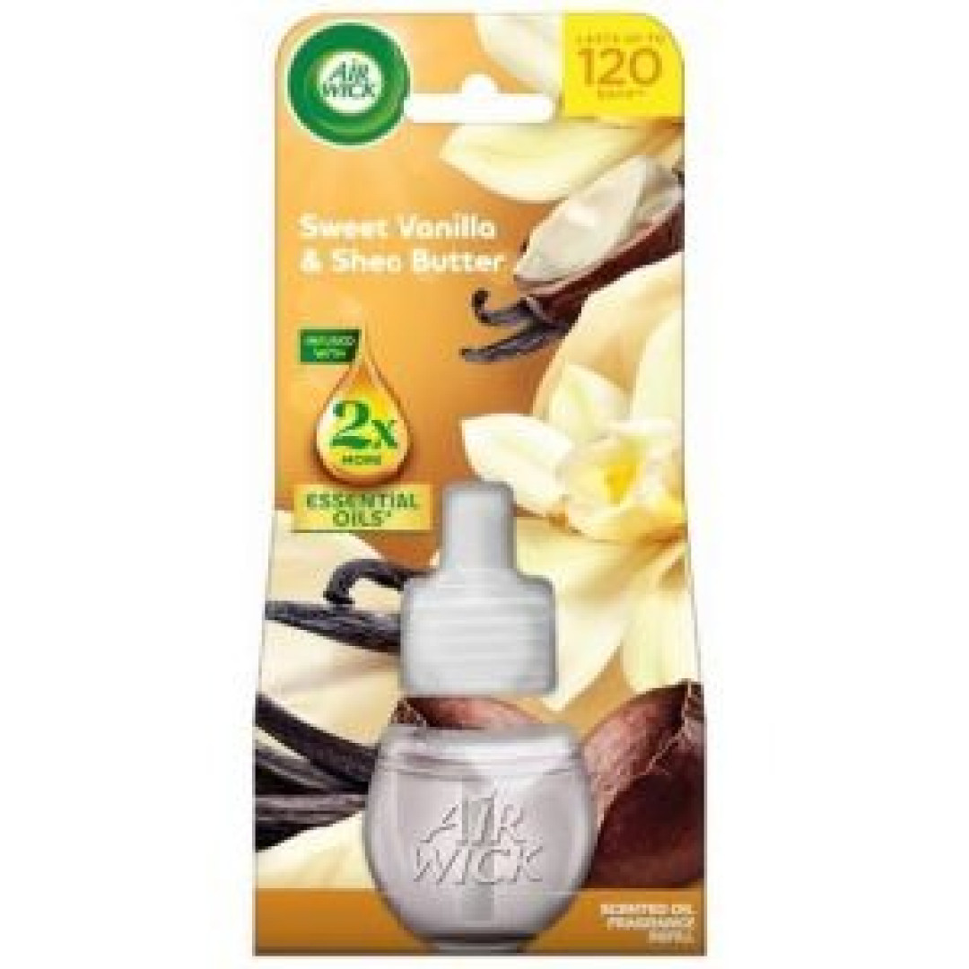 Air Wick Sweet Vanilla & Shea Butter - náhradná náplň do elektrického osviežovača 19ml