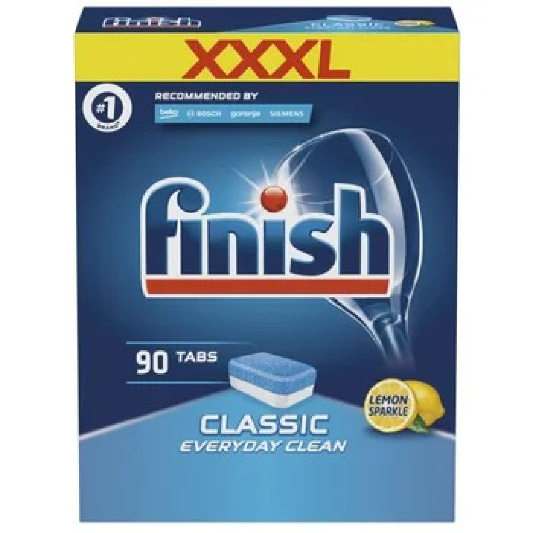 Finish Classic Lemon - kapsuly do umývačky 90ks