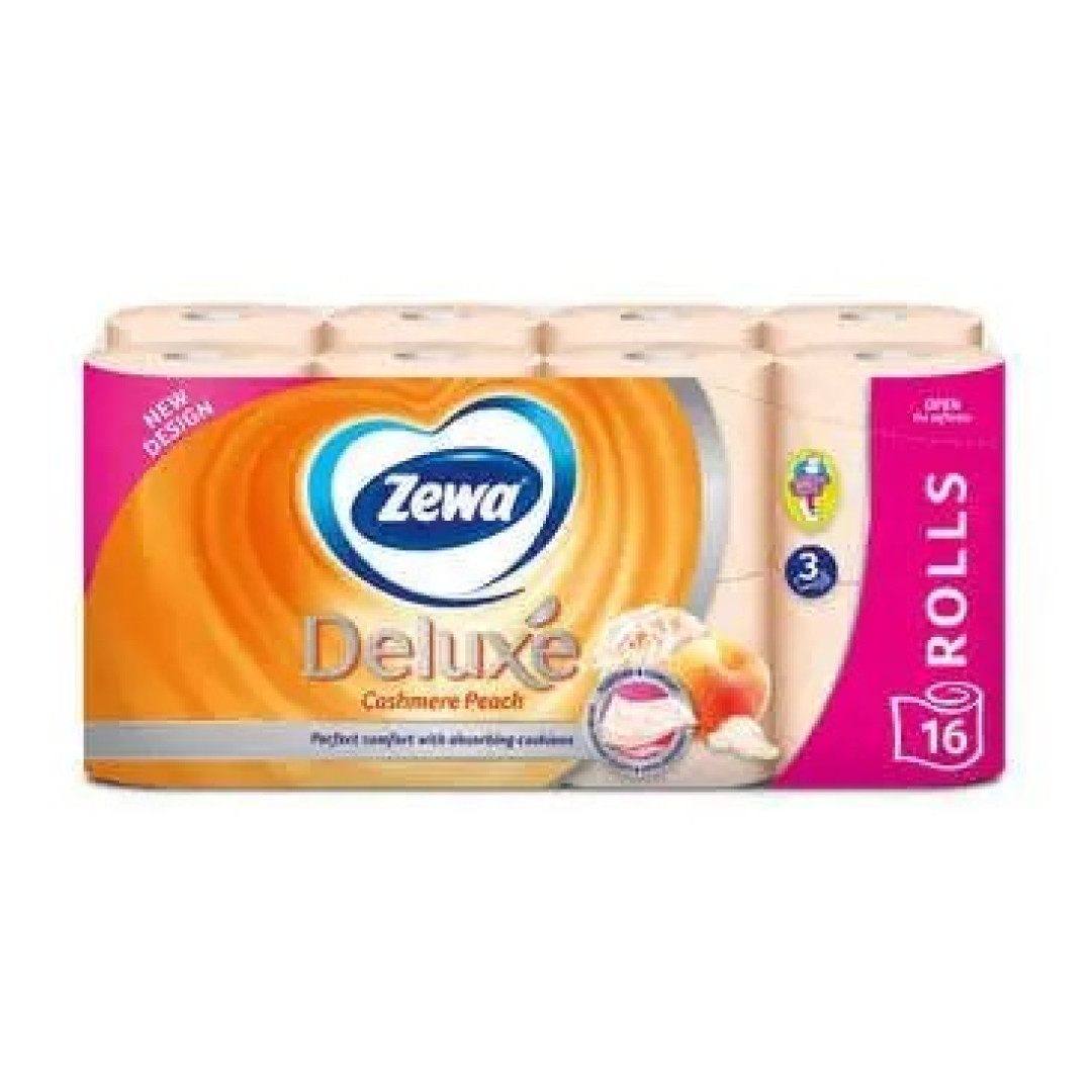Zewa Deluxe Cashmere Peach - toaletný papier 16ks