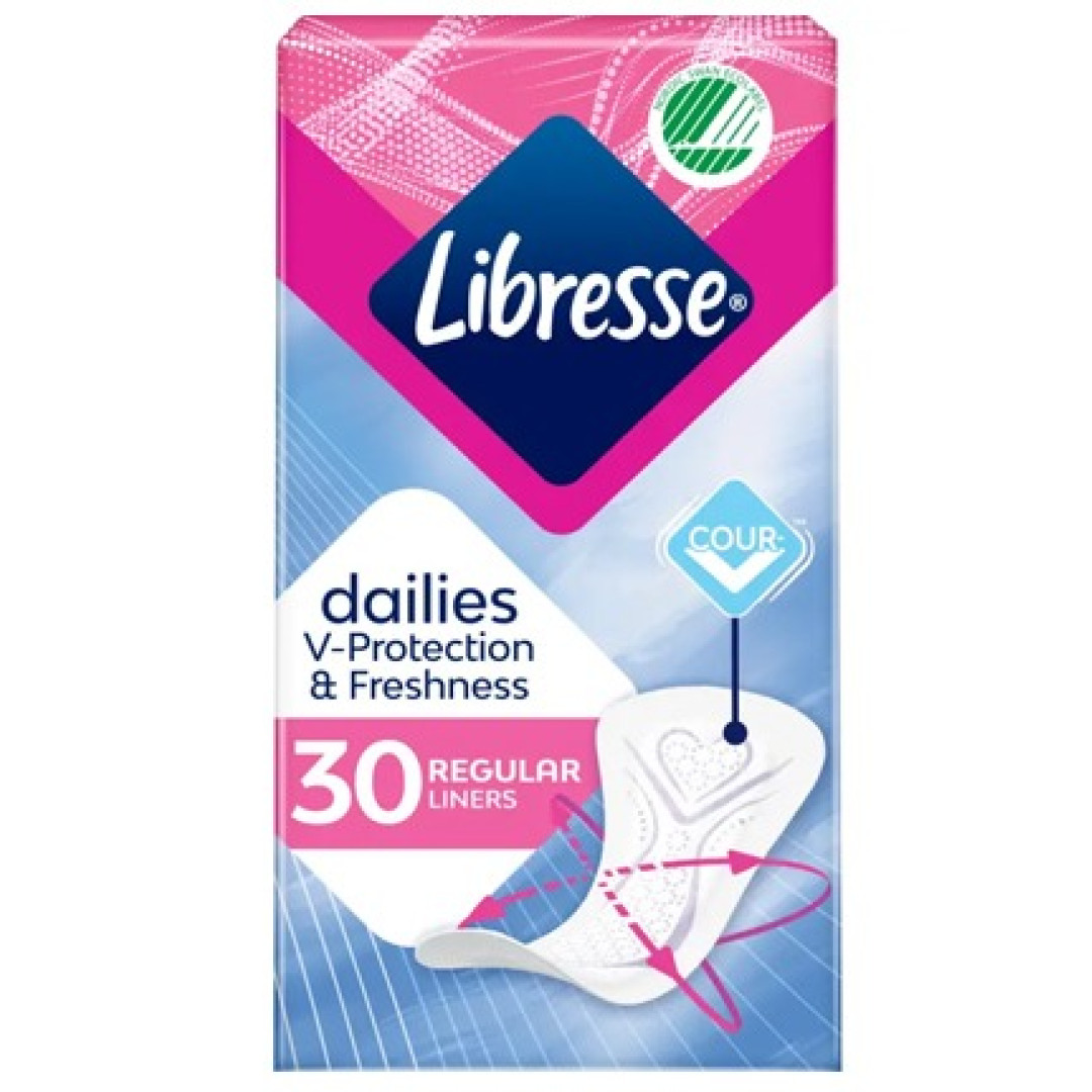 Libresse V-protection & freshness - slipové vložky 30ks