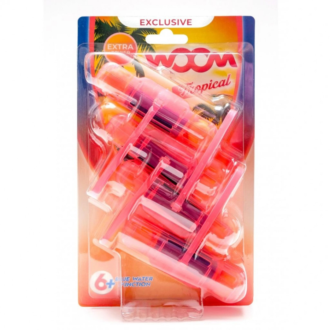 wOOm WC Tropical Fruits - wc blok 4x50g
