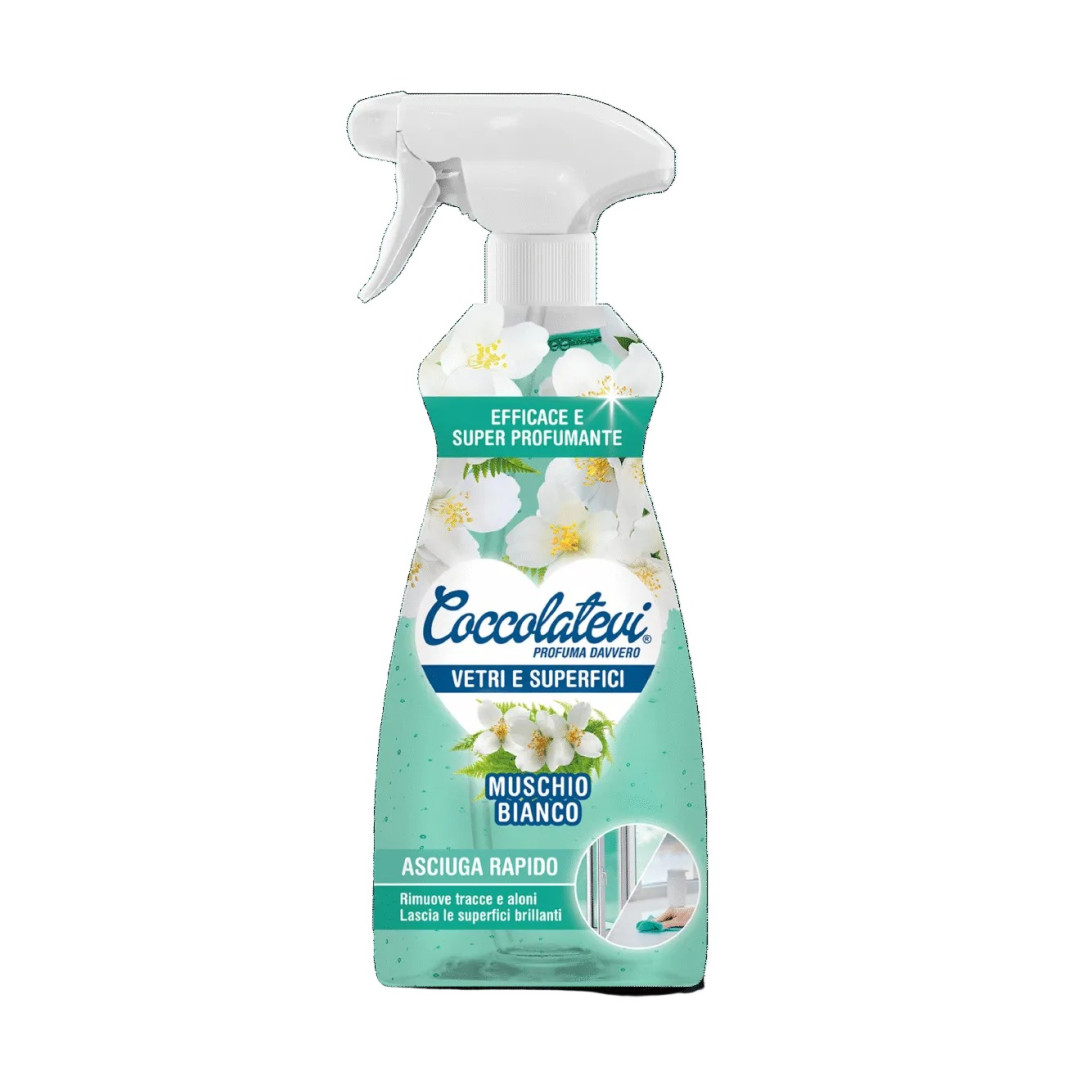Coccolatevi Muschio Bianco - čistič skla a povrchov 625ml