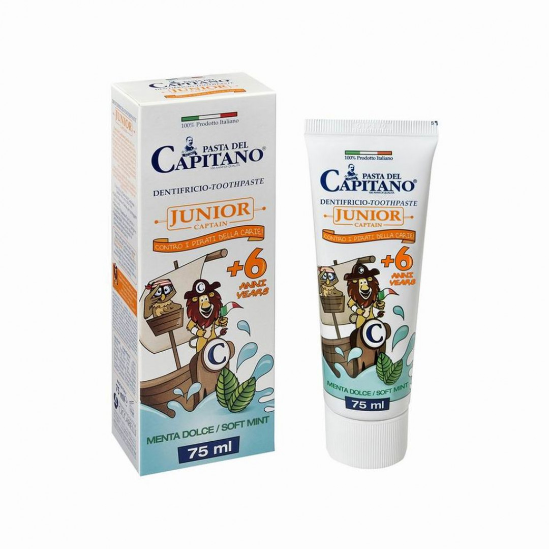 Pasta del Capitano Junior 6+ zubná pasta 75ml
