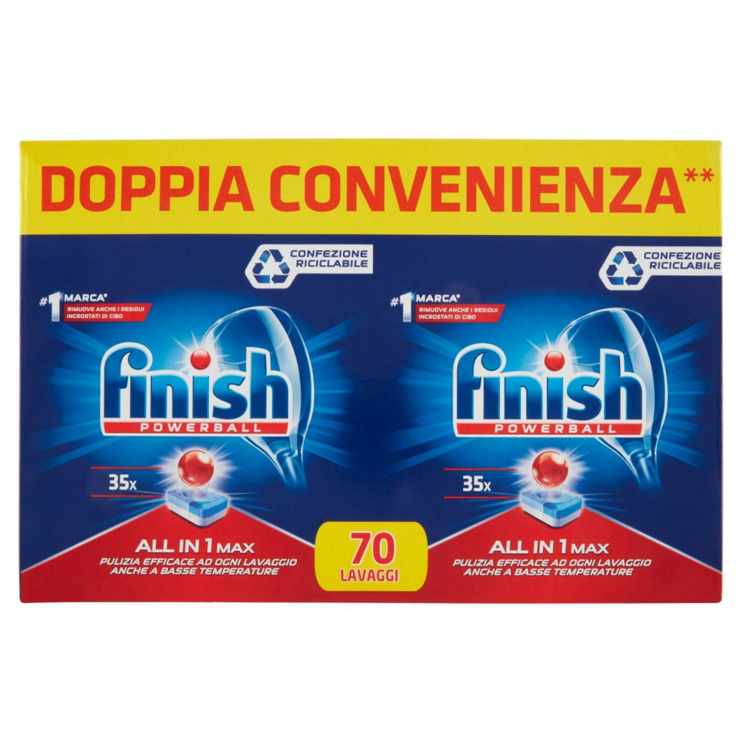 Finish All in 1 - tablety do umývačky riadu 70ks/bal