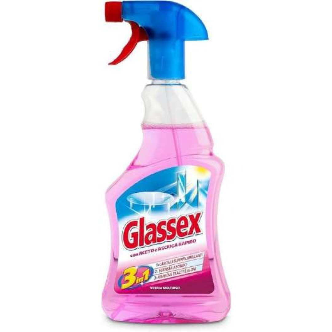 Glassex Pink - čistiaci prostriedok na okná a lesklé povrchy 500ml