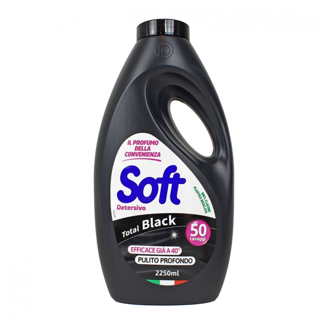 Soft Total Black - prací gél 2250ml