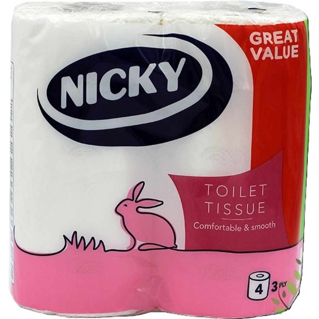 Nicky - toaletný papier 4ks