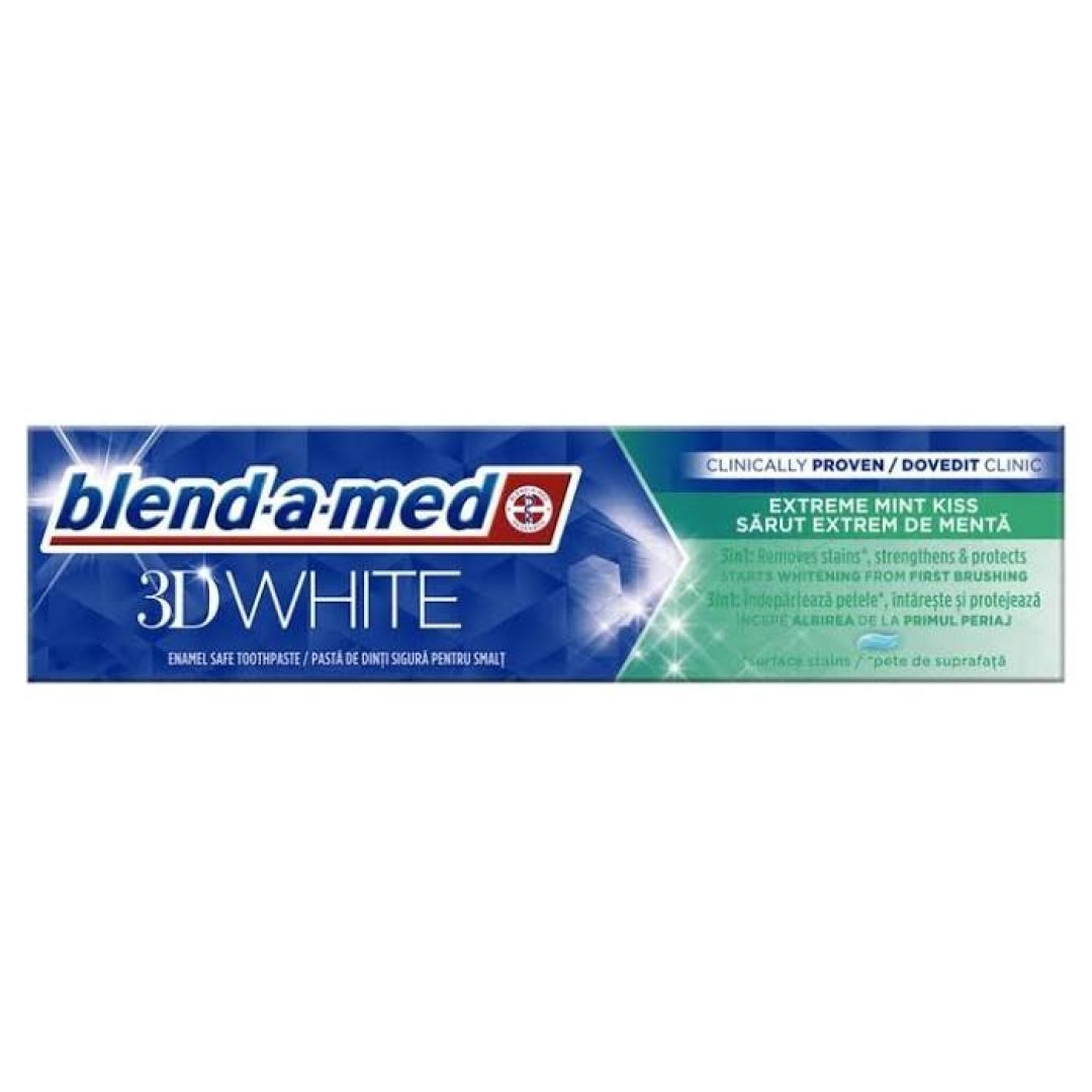 Blend-a-med 3D White - zubná pasta 75ml