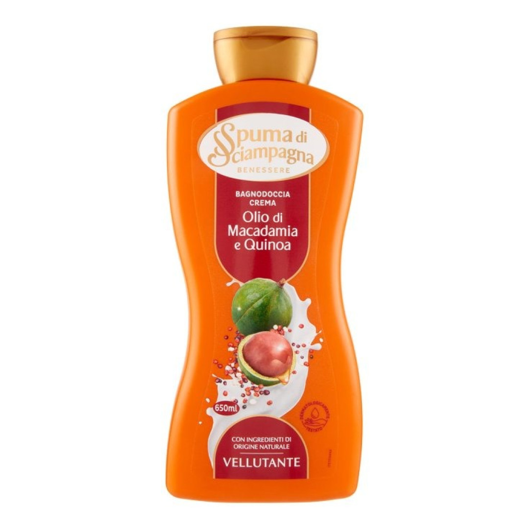 Spuma di Sciampagna Macadamia e Quinoa - sprchový krém 650ml