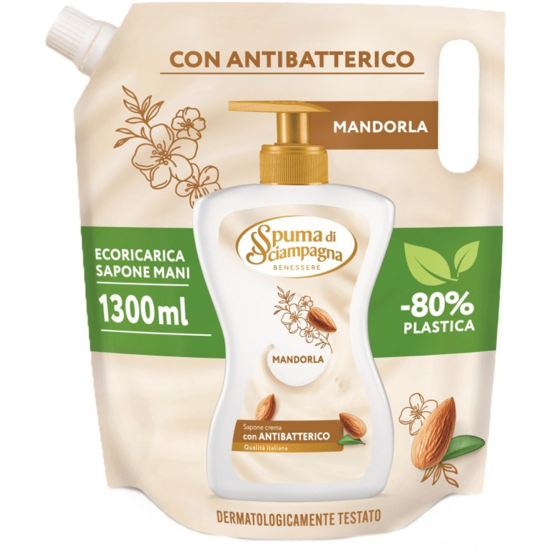 Spuma di Sciampagna Mandorla - tekuté mydlo 1300ml