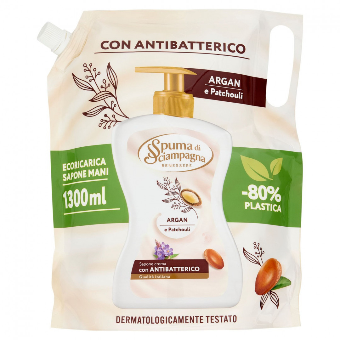 Spuma di Sciampagna Argan e Patchouli - tekuté mydlo 1300ml