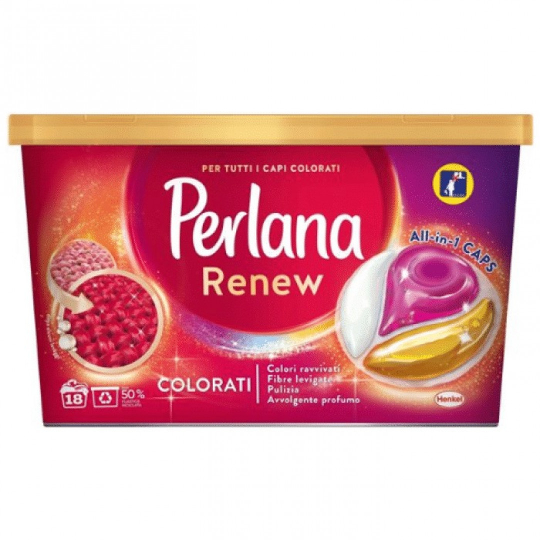Perlana Color - pracie kapsule 18ks/bal