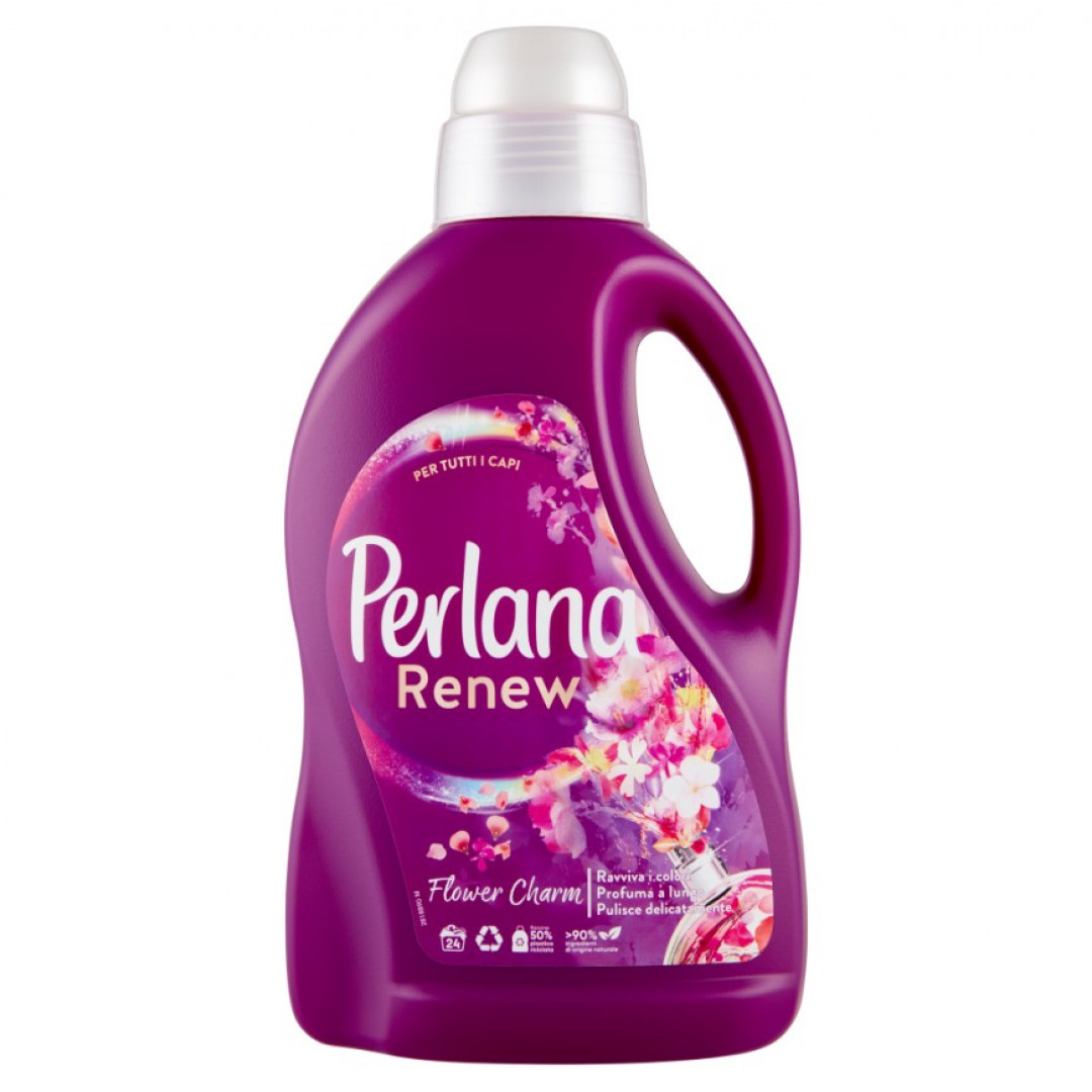 Perlana Flower Charm - prací gél 1440ml