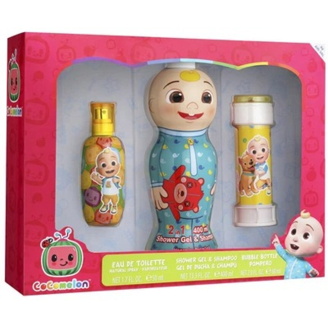 Air-Val Cocomelon - detská darčeková sada (EDT + sprchový gél) 50ml + 400ml