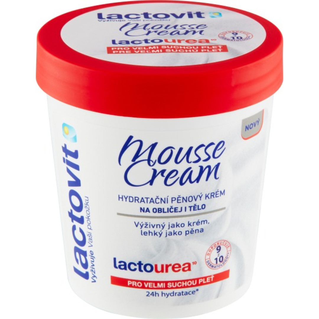 Lactovit Lactourea - regeneračný penový krém na telo 400ml