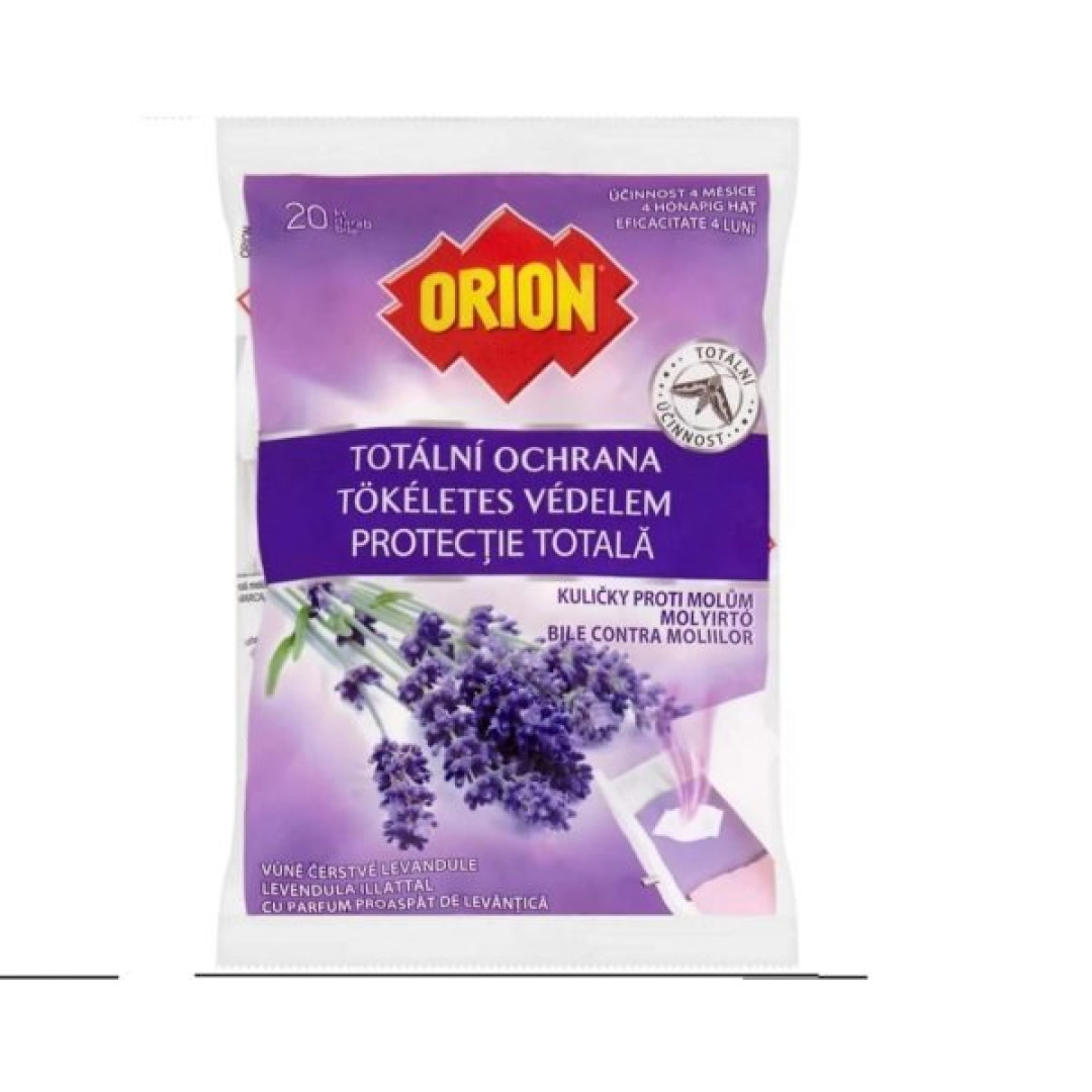 Orion - guličky proti moliam 20ks (Levanduľa)