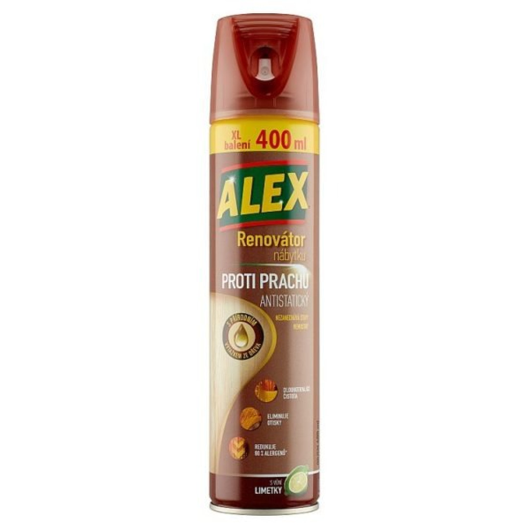 Alex Arganový olej a céder - čistiaci sprej na moderný nábytok 400ml