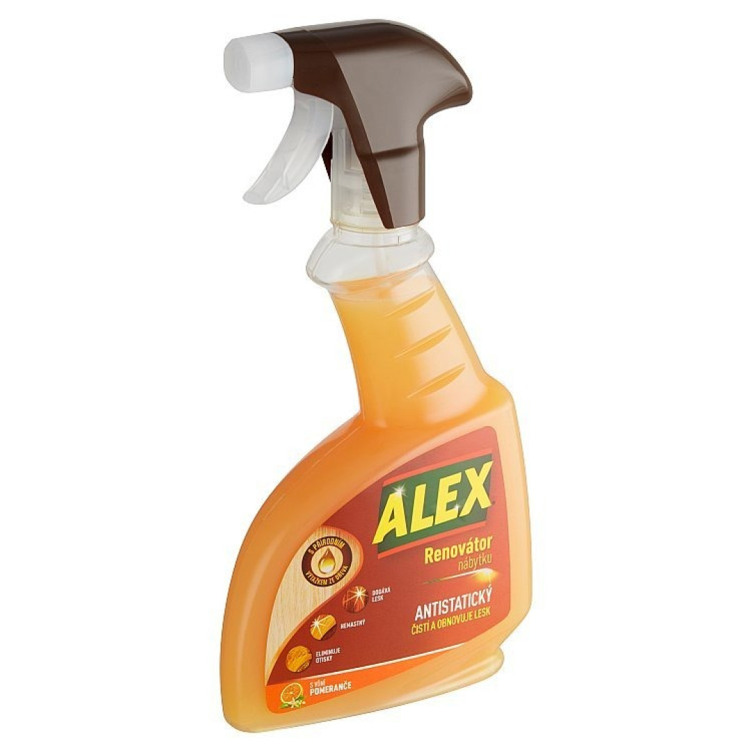 Alex Pomaranč - antistatický renovátor a čistič na nábytok 375ml