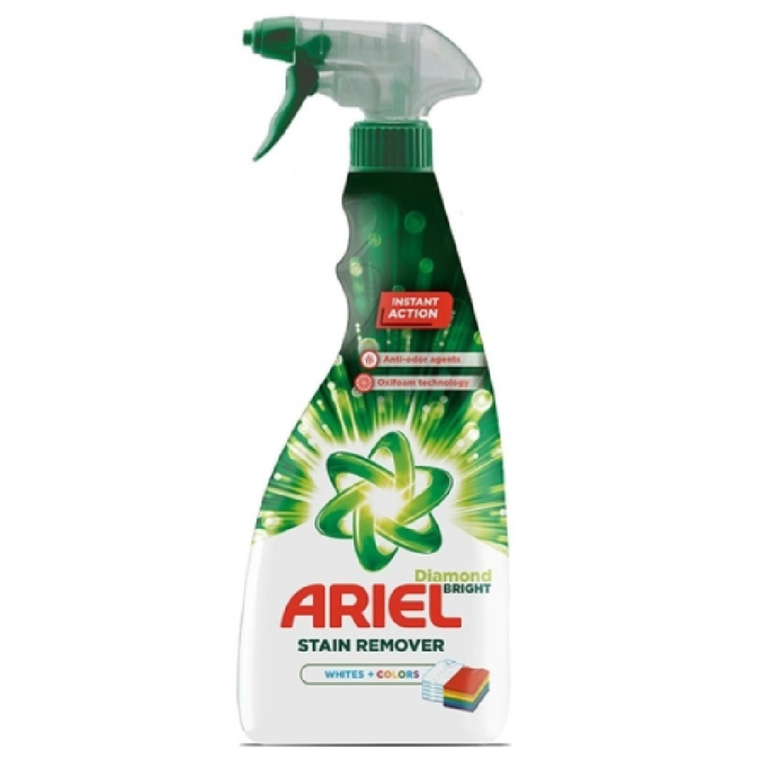Ariel Diamond Bright - tekutý odstraňovač škvŕn na farebnú bielizeň 750ml