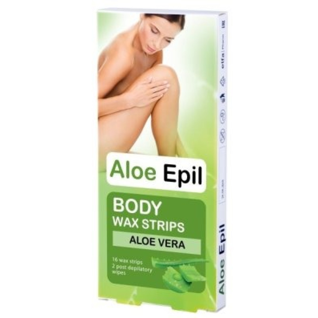 Aloe Epil - voskové pásiky na tvár 12ks
