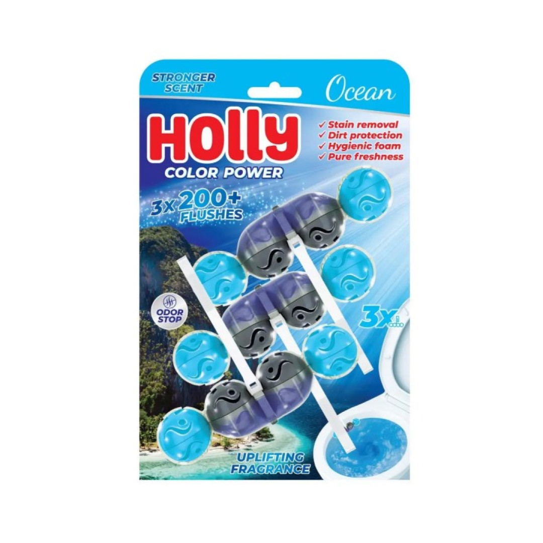 Holly Power Active Ocean - WC blok 3x50g