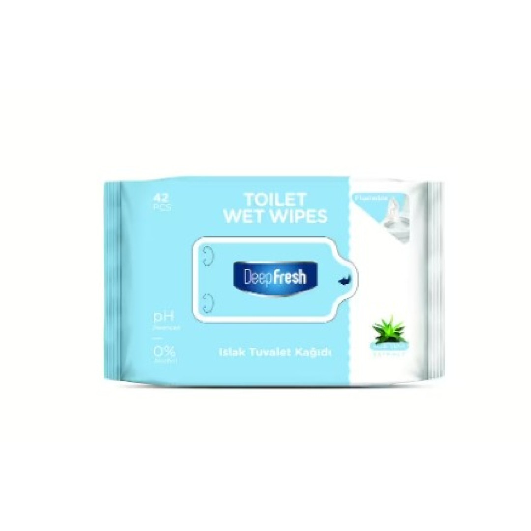 Deep Fresh Aloe Vera - vlhčený toaletný papier 42ks