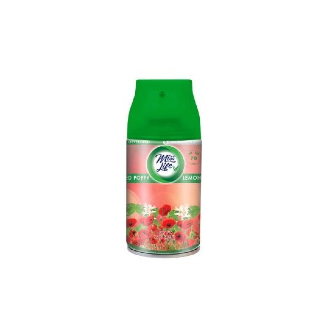 Miss Life Red Poppy & Lemon Citrus - náplň do osviežovača 250ml