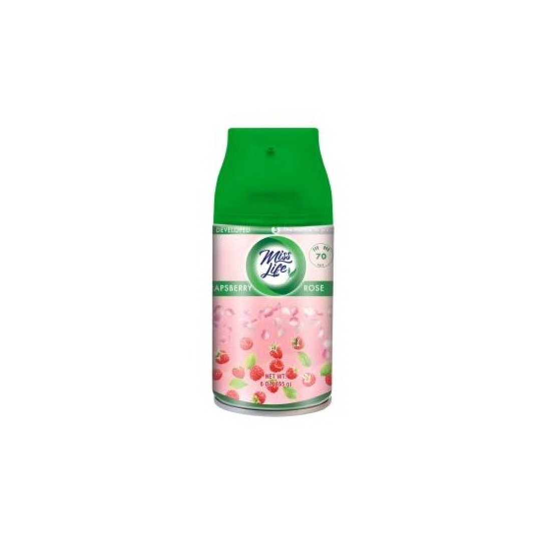 Miss Life Raspberry & Rose - náplň do osviežovača 250ml
